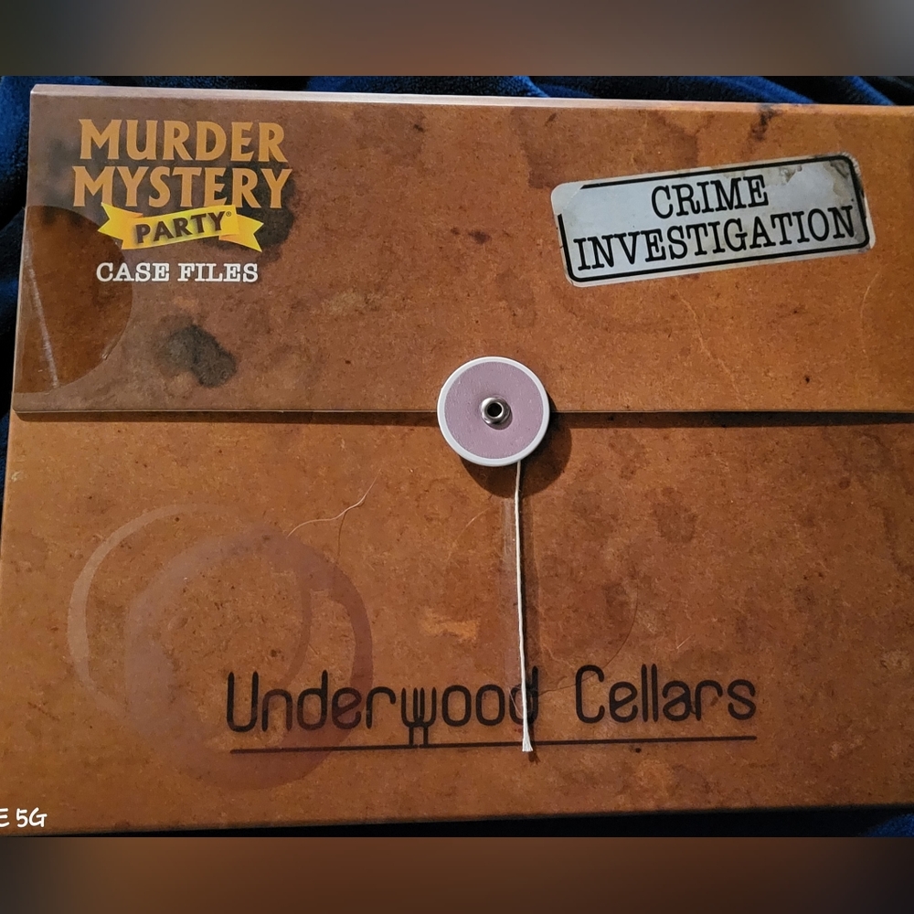 Murder mystery board game